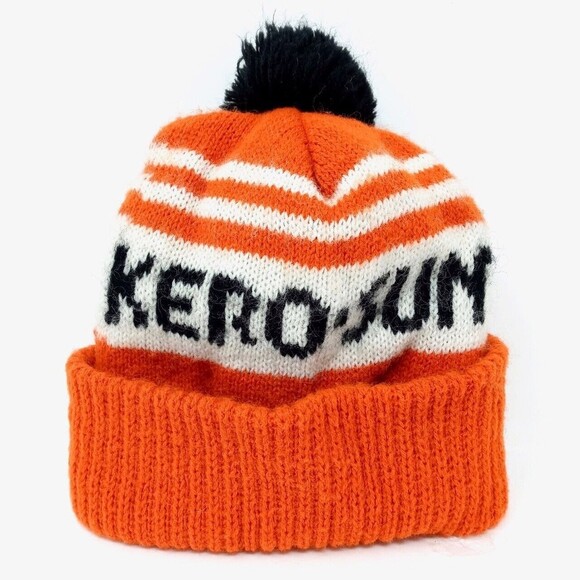 Vintage KERO-SUN Kerosene Heater Collectible Promo Knitted Winter Cap Hat - RARE - Picture 2 of 10